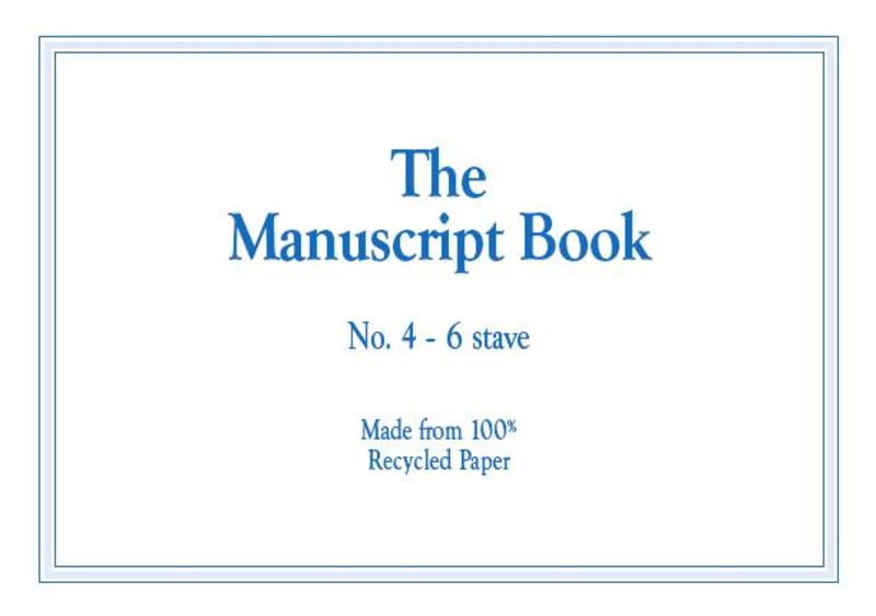 MANUSCRIPT BK 4 INTERLEAVED RECYCLED 24PP 6 STAV