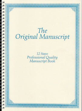 ORIGINAL MANUSCRIPT BK 50PP 12 STAVE SPIRAL SIDE