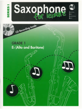 SAXOPHONE FOR LEISURE GRADE 1 E FLAT BK/CD SER 1