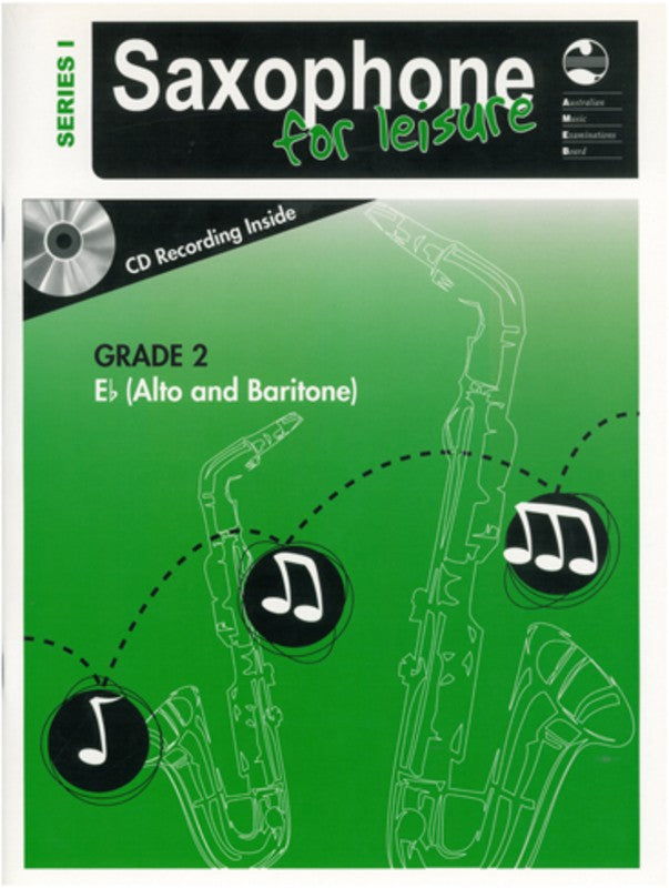 SAXOPHONE FOR LEISURE GRADE 2 E FLAT BK/CD SER 1