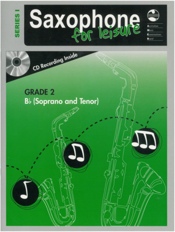SAXOPHONE FOR LEISURE GRADE 2 B FLAT BK/CD SER 1