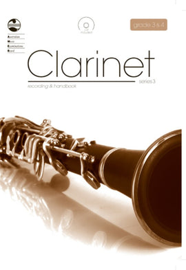 CLARINET GRADE 3 TO 4 SERIES 3 CD/HANDBOOK AMEB