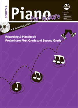 AMEB PIANO FOR LEISURE PRELIM TO GR 2 SERIES 3 CD HANDBOOK