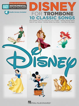 DISNEY FOR TROMBONE EASY INSTRUMENTAL PLAY ALONG