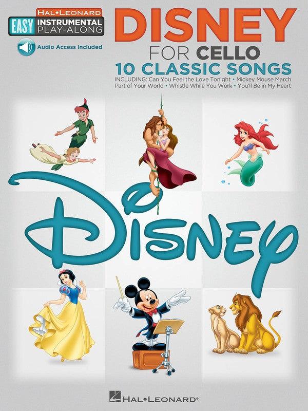 DISNEY FOR CELLO EASY PLAY ALONG OLA