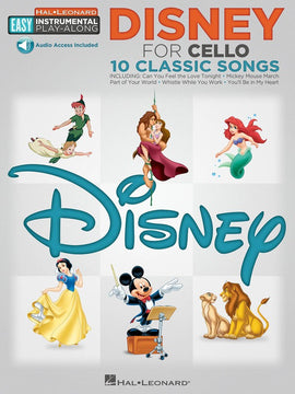 DISNEY FOR CELLO EASY PLAY ALONG OLA