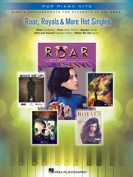 ROAR ROYALS & MORE HOT SINGLES EASY PIANO