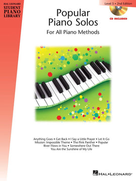 HLSPL POPULAR PIANO SOLOS BK 5 BK/CD 2ND ED