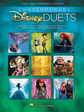 CONTEMPORARY DISNEY DUETS INT - ADV PIANO