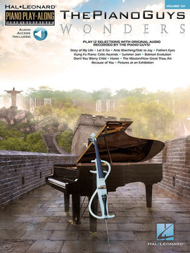 PIANO GUYS WONDERS PIANO PLAY ALONG V131 BK/OLA