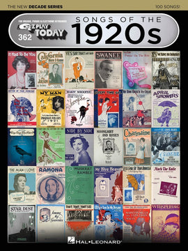 EZ PLAY 362 SONGS OF 1920S NEW DECADE SERIES