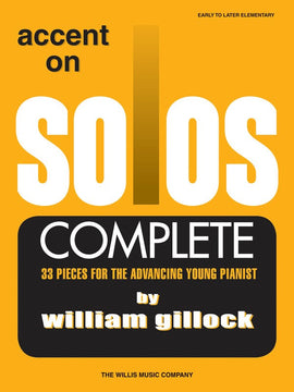 GILLOCK - ACCENT ON SOLOS COMPLETE