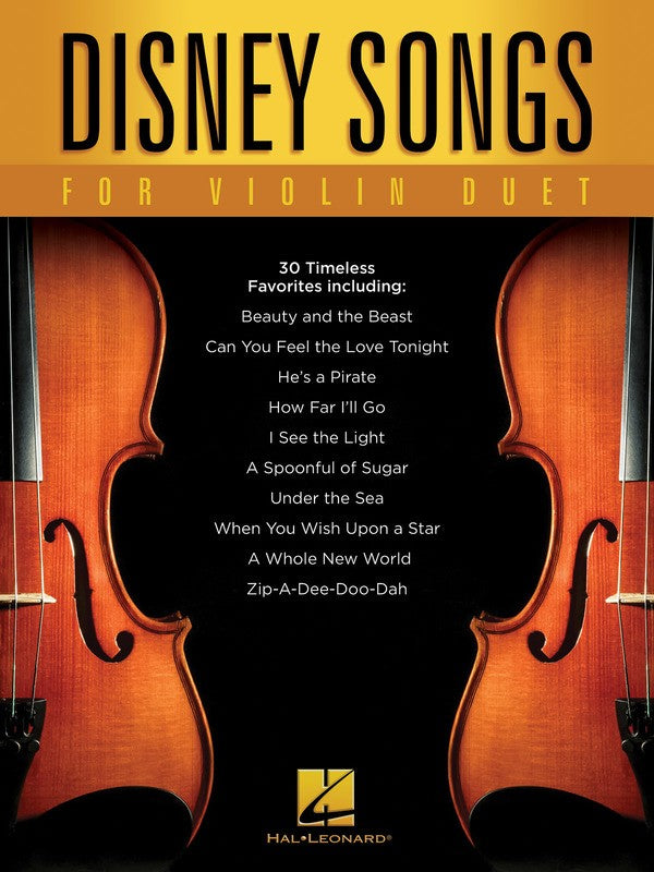 DISNEY SONGS FOR VIOLIN DUET