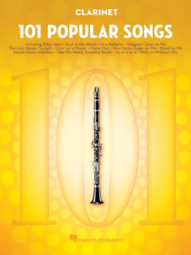 101 POPULAR SONGS FOR CLARINET
