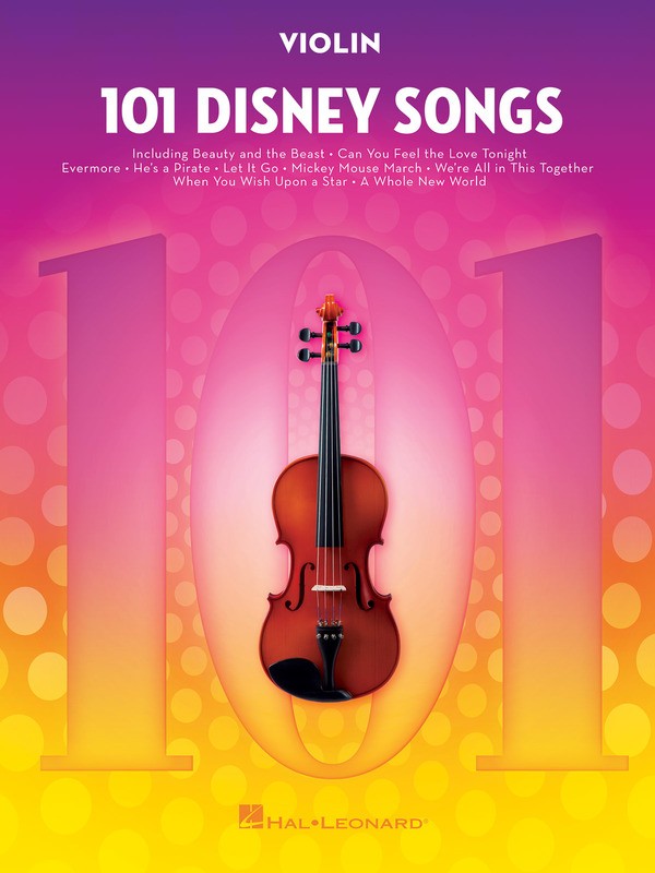 101 DISNEY SONGS FOR VIOLIN