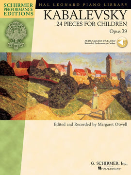 24 PIECES FOR CHILDREN OP 39 SPE KABALEVSKYBK/CD