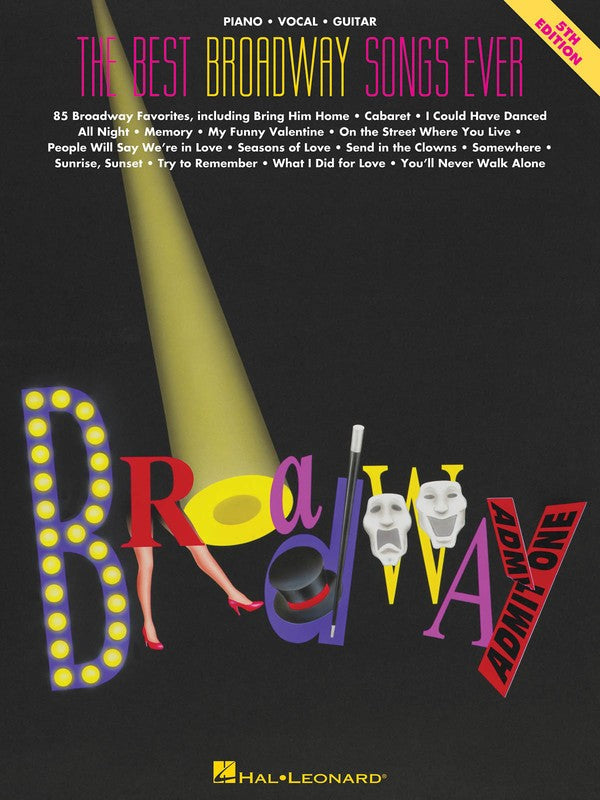 BEST BROADWAY SONGS EVER PVG 5TH ED