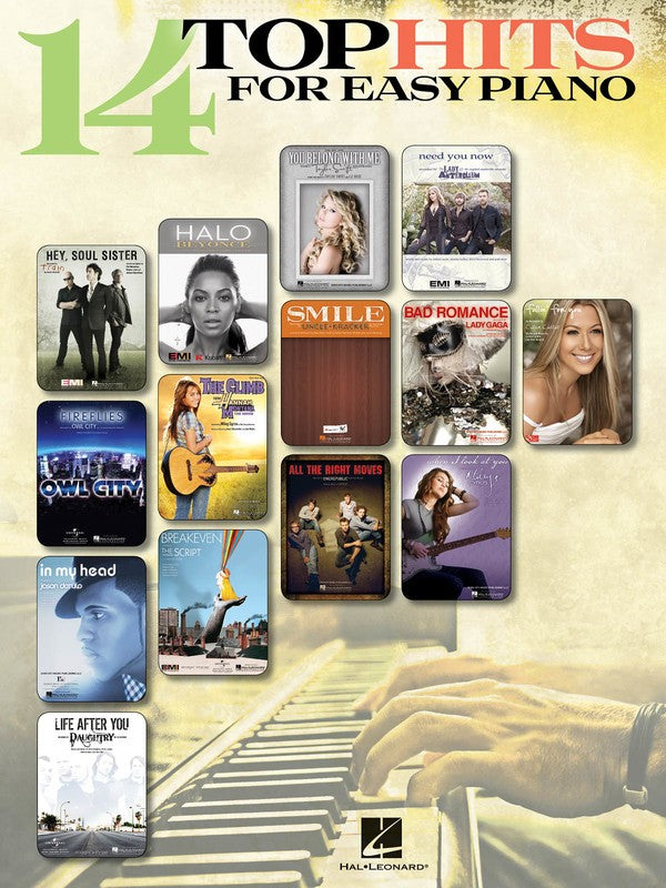 14 TOP HITS FOR EASY PIANO EP 2010 EDITION