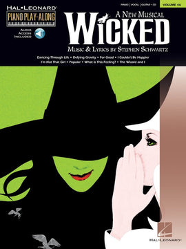 WICKED PIANO PLAY ALONG BK/CD V46