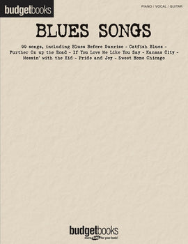 BUDGET BOOKS BLUES SONGS PVG