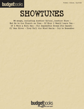 BUDGET BOOKS SHOWTUNES PVG