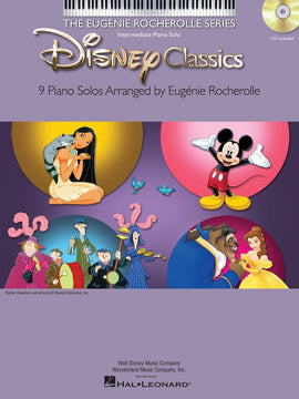 DISNEY CLASSICS INTERMEDIATE PIANO SOLOS BK/CD