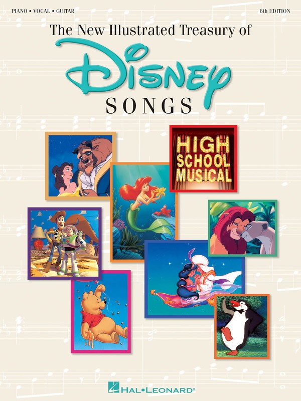 DISNEY ILLUSTRATED TREASURY OF SONGS PVG 6TH ED