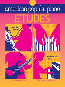AMERICAN POPULAR PIANO ETUDES LVL 8