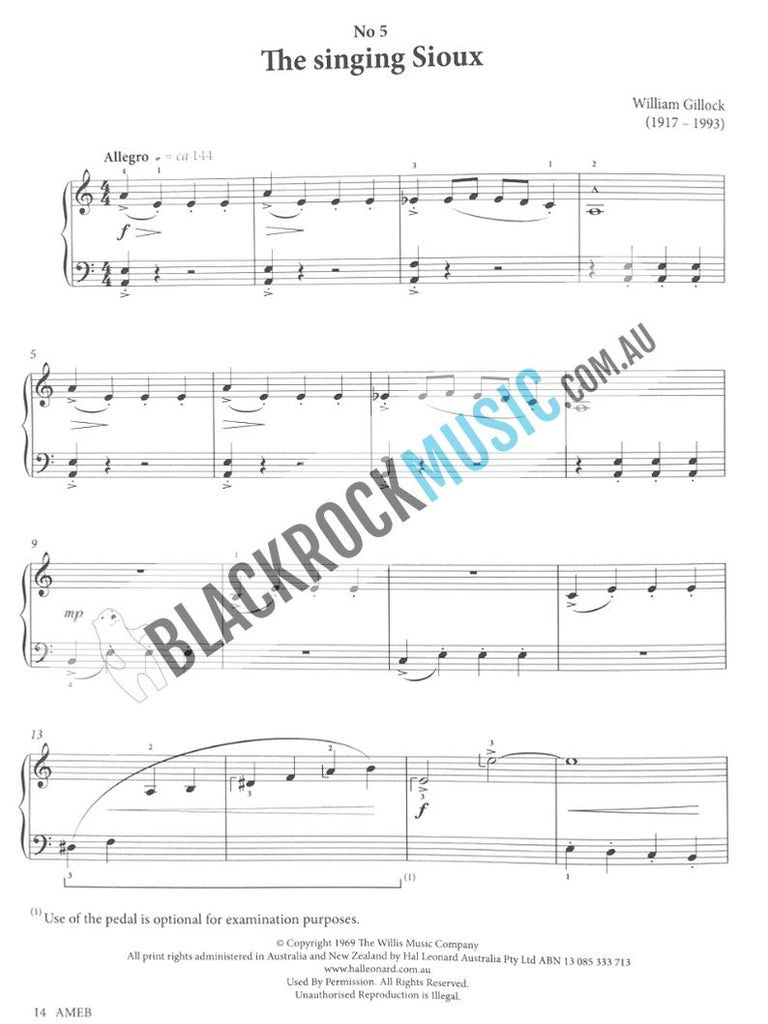 AMEB PIANO FOR LEISURE PRELIMINARY SERIES 4