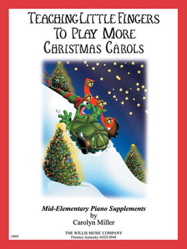 TEACHING LITTLE FINGERS MORE CHRISTMAS CAROLS BK/CD