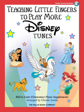 TEACHING LITTLE FINGERS TO PLAY MORE DISNEY TUNES BK/CD