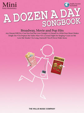 A DOZEN A DAY SONGBOOK - MINI BK/CD