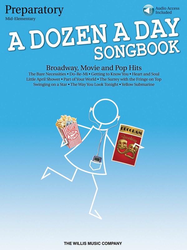 A DOZEN A DAY SONGBOOK - PREPARATORY BK/CD