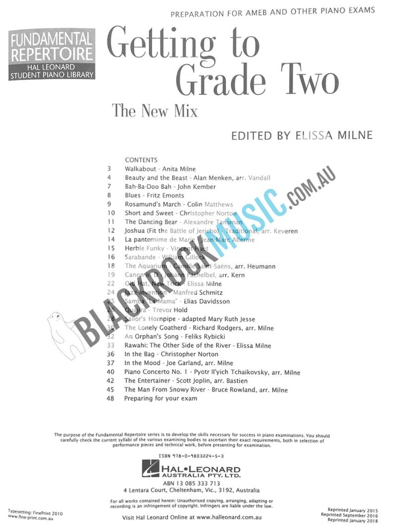 HLSPL GETTING TO GRADE TWO NEW MIX BK/CD