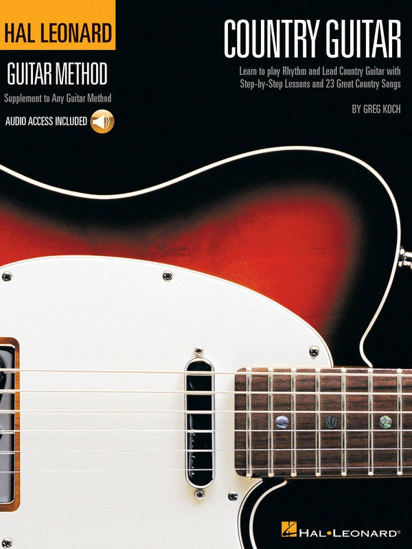 HL COUNTRY GUITAR METHOD BK/CD