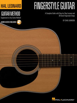 HL GUITAR METHOD FINGERSTYLE GUITAR BK/OLA