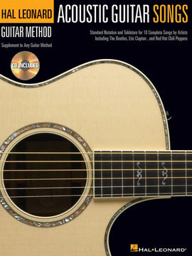 HL GUITAR METHOD ACOUSTIC SONGS BK/CD