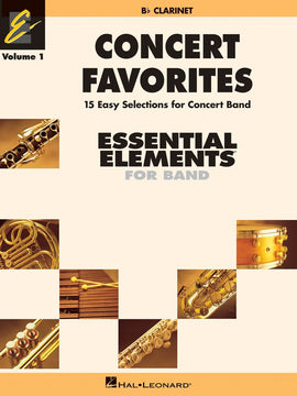 CONCERT FAVORITES EE V1 CLARINET B FLAT