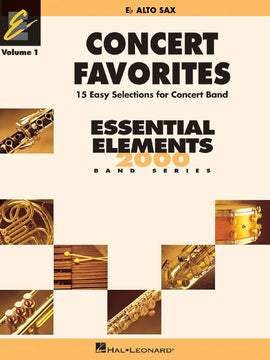 CONCERT FAVORITES EE V1 ALTO SAX