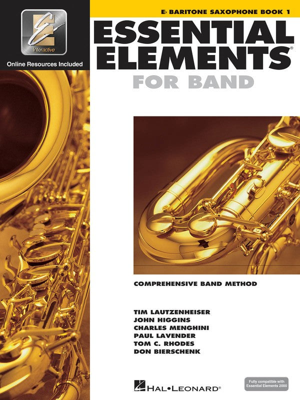 ESSENTIAL ELEMENTS FOR BAND BK1 BAR SAX EEI