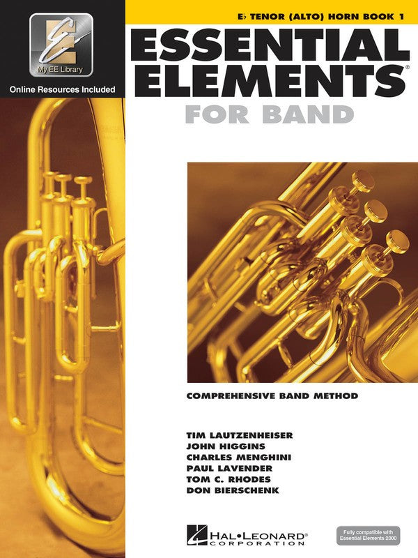 ESSENTIAL ELEMENTS 2000 BK1 E FLAT TENOR HORN BK/CD EE