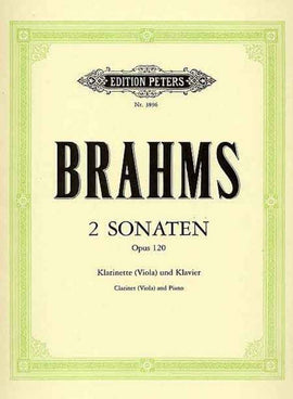 BRAHMS - 2 SONATAS 2 OP 120 CLARINET (VIOLA)/PIANO