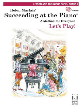 SUCCEEDING AT THE PIANO GR 5 LESSON & TECH BK/CD