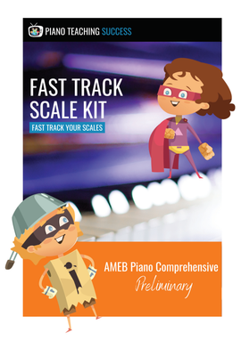 FAST TRACK SCALE KIT - AMEB PIANO (COMPREHENSIVE) PRELIMINARY