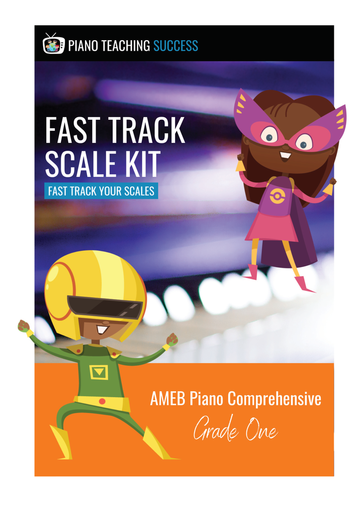 FAST TRACK SCALE KIT - AMEB PIANO (COMPREHENSIVE) GRADE 1