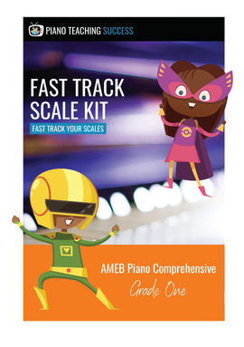 FAST TRACK SCALE KIT - AMEB PIANO (COMPREHENSIVE) GRADE 1