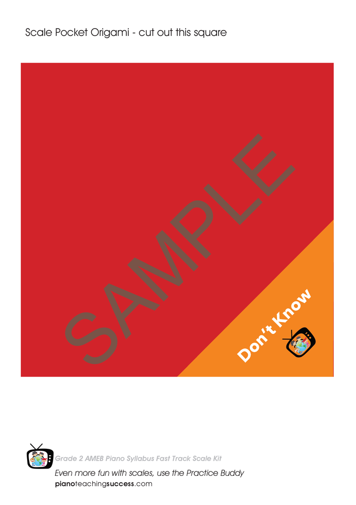FAST TRACK SCALE KIT - AMEB PIANO (COMPREHENSIVE) GRADE 2