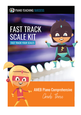 FAST TRACK SCALE KIT - AMEB PIANO (COMPREHENSIVE) GRADE 3