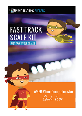 FAST TRACK SCALE KIT - AMEB PIANO (COMPREHENSIVE) GRADE 4