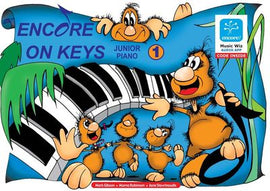 ENCORE ON KEYS JUNIOR PIANO LEV 1 BK/OLA/FLASH CARDS